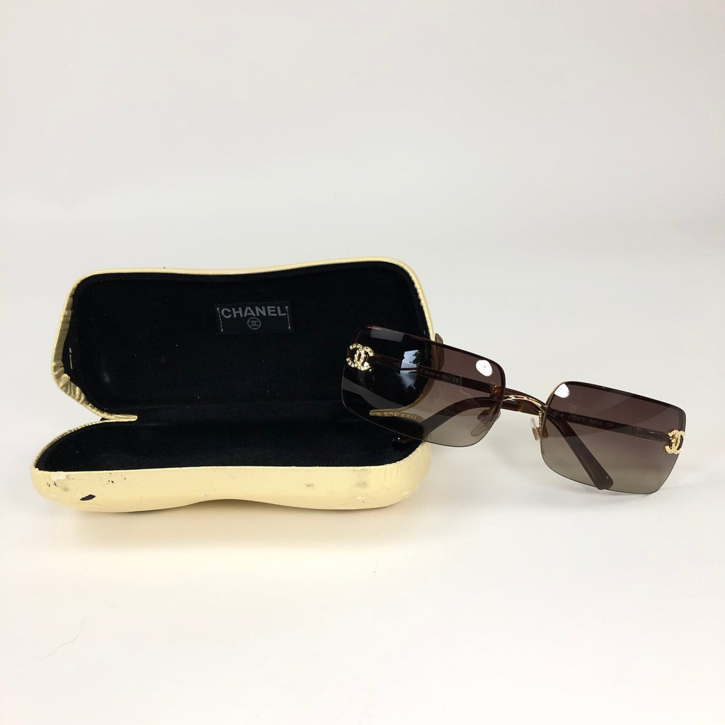 CHANEL RIMLESS SUNGLASSES