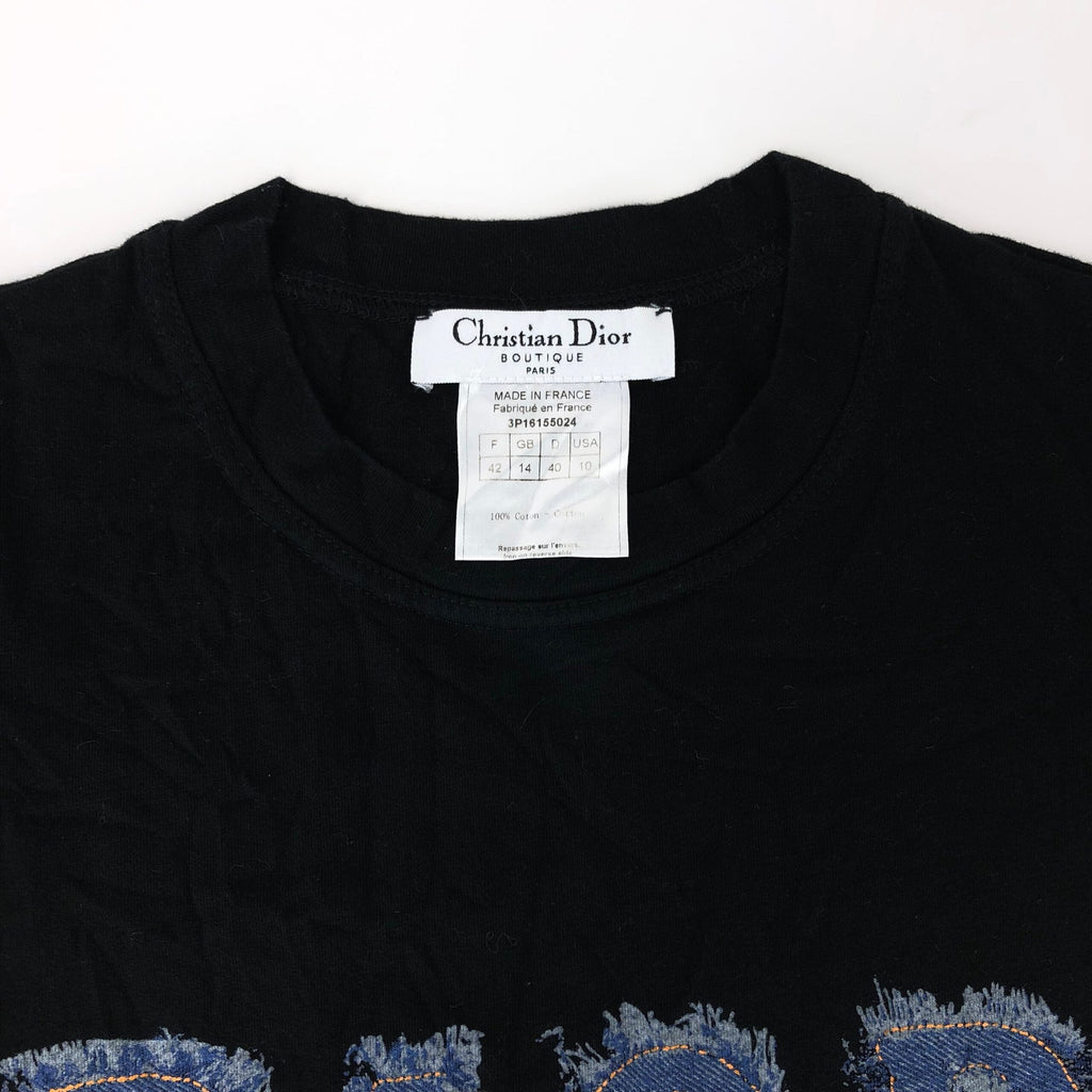CHRISTIAN DIOR DENIM PRINT T-SHIRT