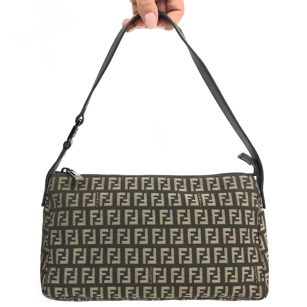 FENDI ZUCCA SHOULDER BAG