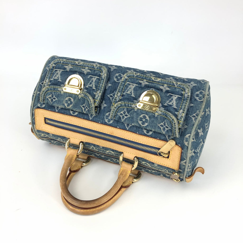 LOUIS VUITTON NEO SPEEDY DENIM BAG