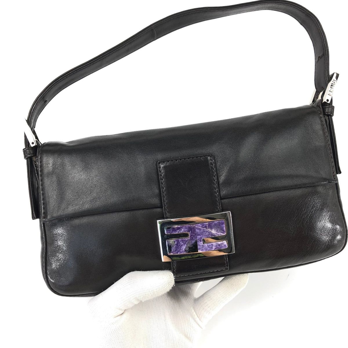 FENDI LEATHER BAGUETTE BAG