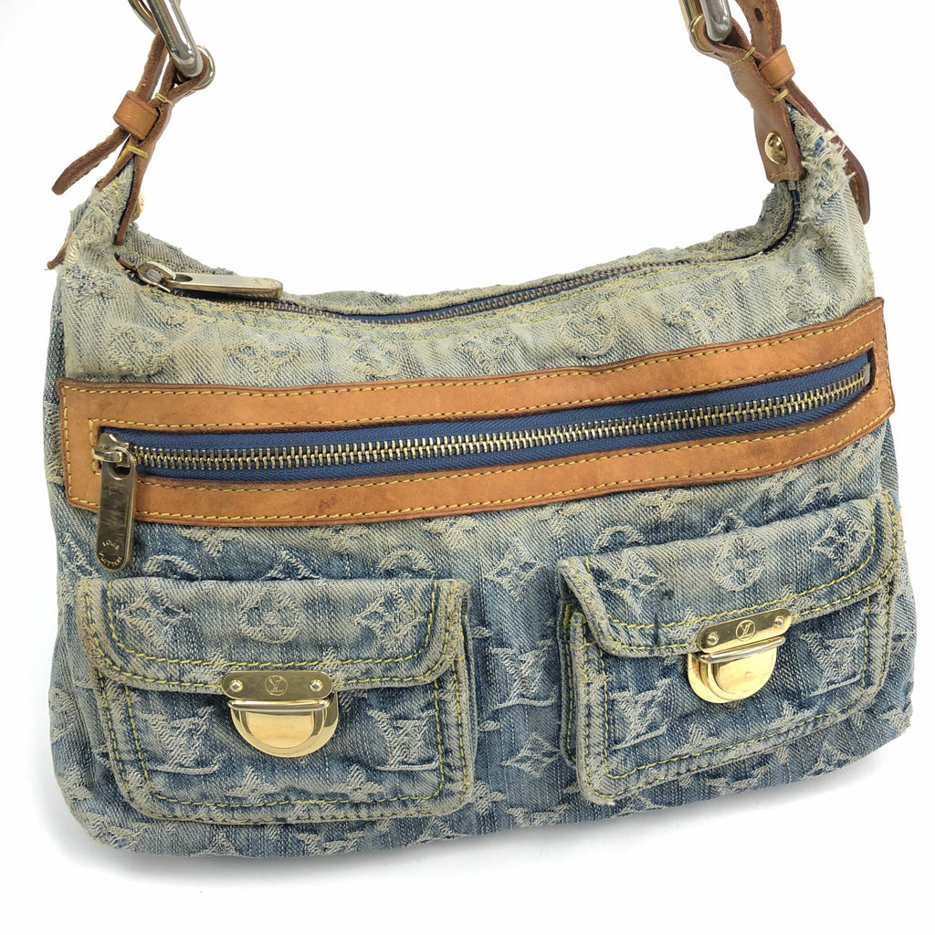 LOUIS VUITTON BAGGY PM DENIM SHOULDER BAG