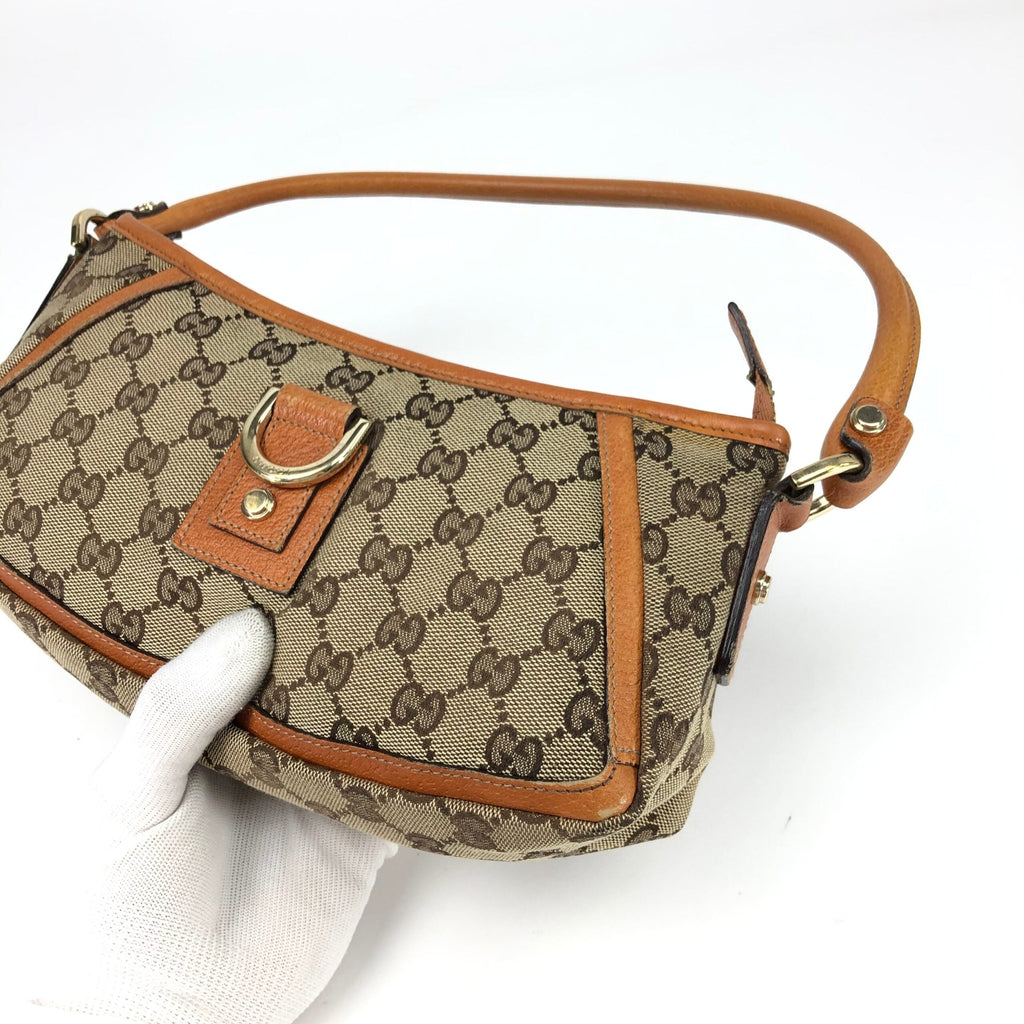 GUCCI MONOGRAM SHOULDER BAG