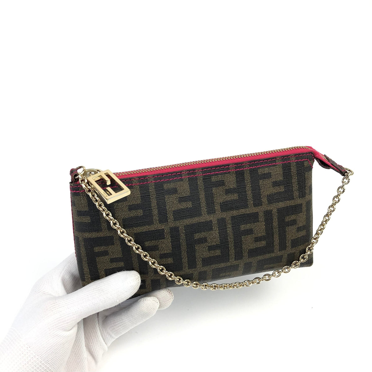 FENDI ZUCCA CHAIN BAG