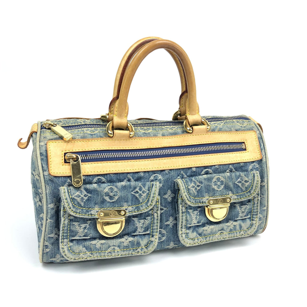 LOUIS VUITTON NEO SPEEDY DENIM BAG