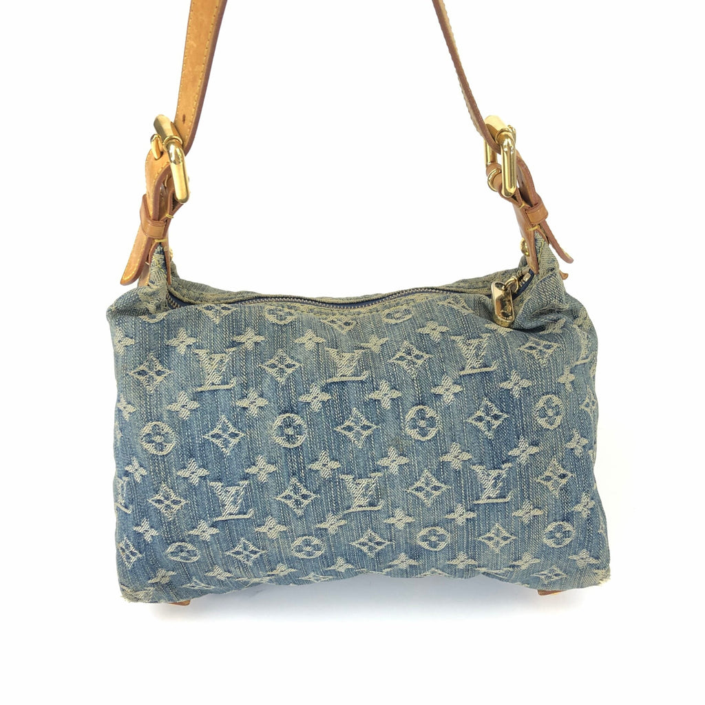 LOUIS VUITTON BAGGY PM DENIM SHOULDER BAG