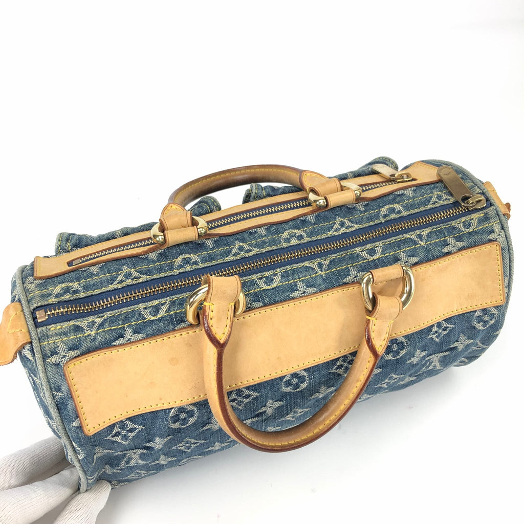 LOUIS VUITTON NEO SPEEDY DENIM BAG
