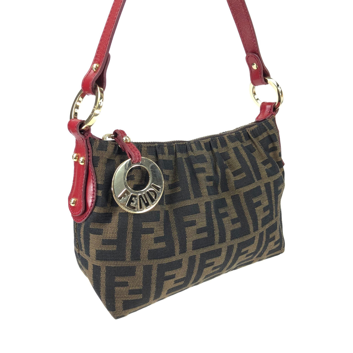 FENDI ZUCCA SHOULDER BAG