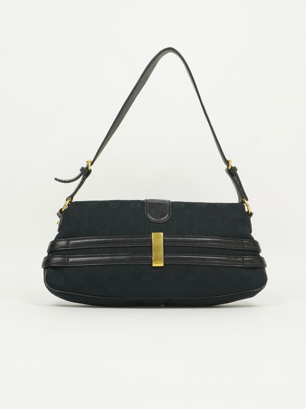 GUCCI MONOGRAM HORSEBIT BAG