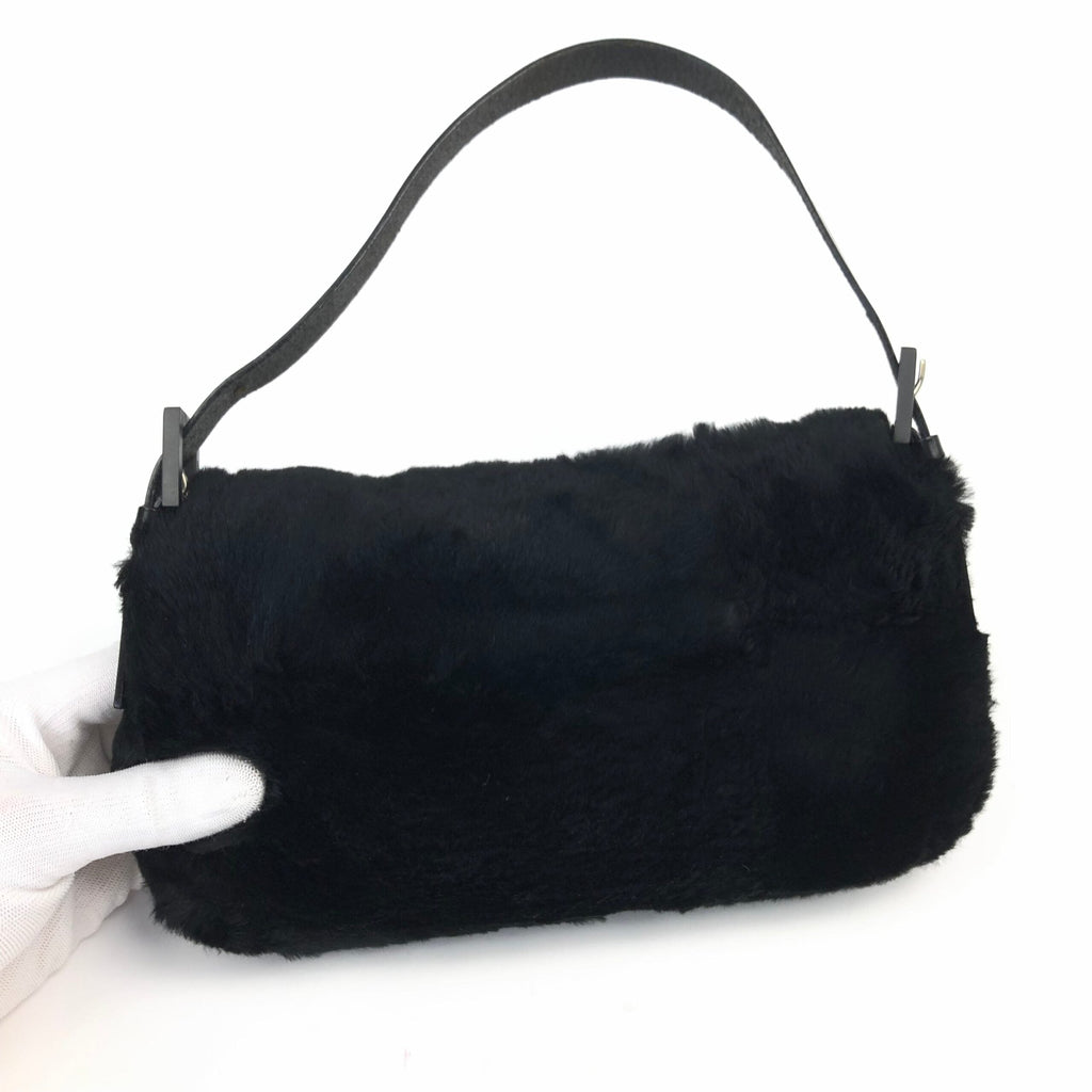 FENDI MINK FUR BAGUETTE BAG