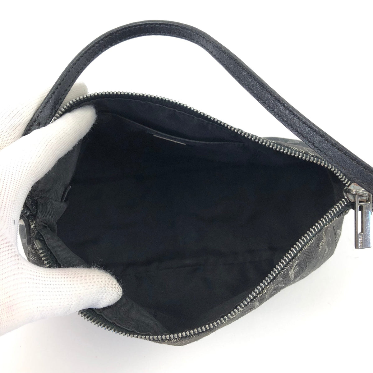 FENDI DENIM ZUCCA SHOULDER BAG
