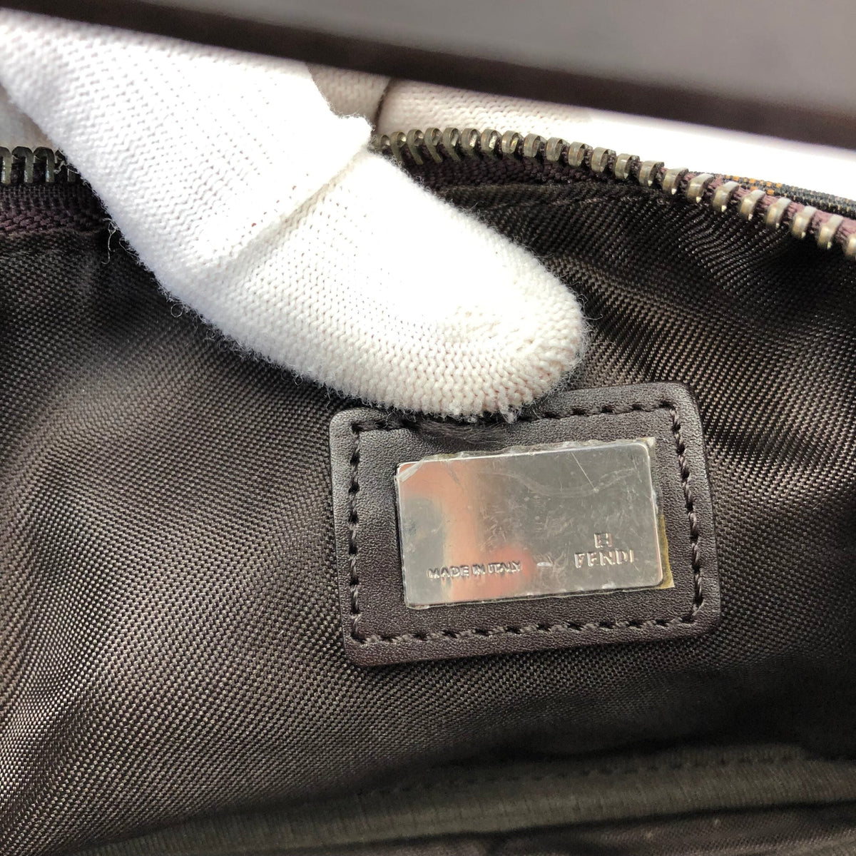 FENDI ZUCCA SHOULDER BAG
