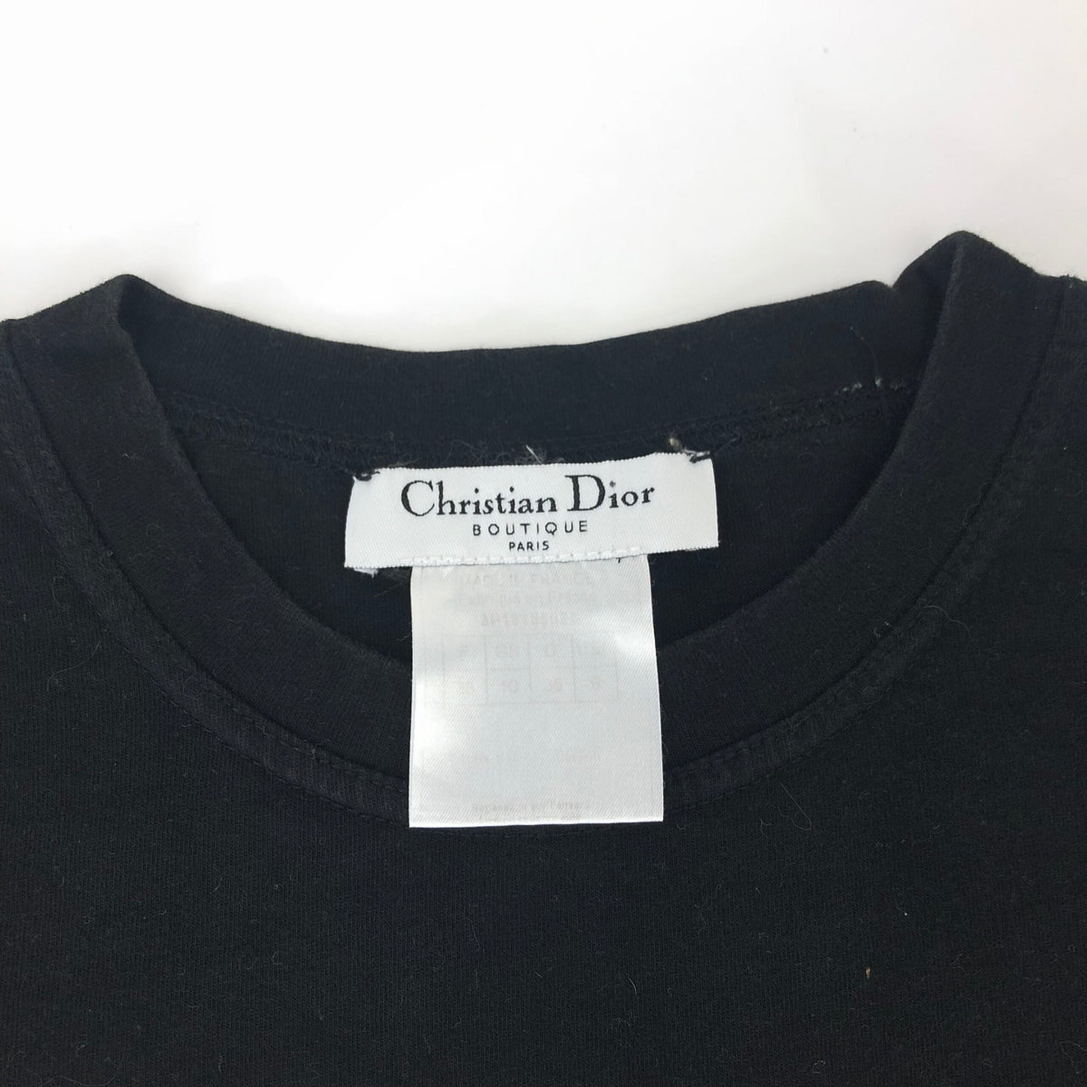 CHRISTIAN DIOR DENIM PRINT T-SHIRT