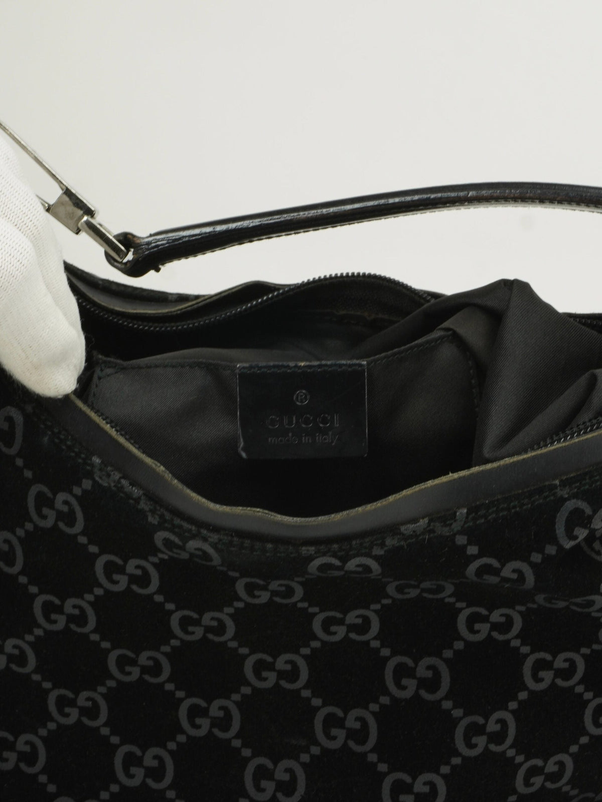 GUCCI TOM FORD VELVET SUEDE BAG