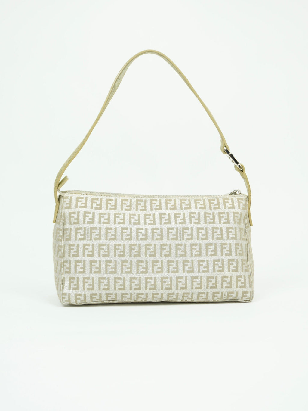 FENDI ZUCCA SHIMMER SHOULDER BAG