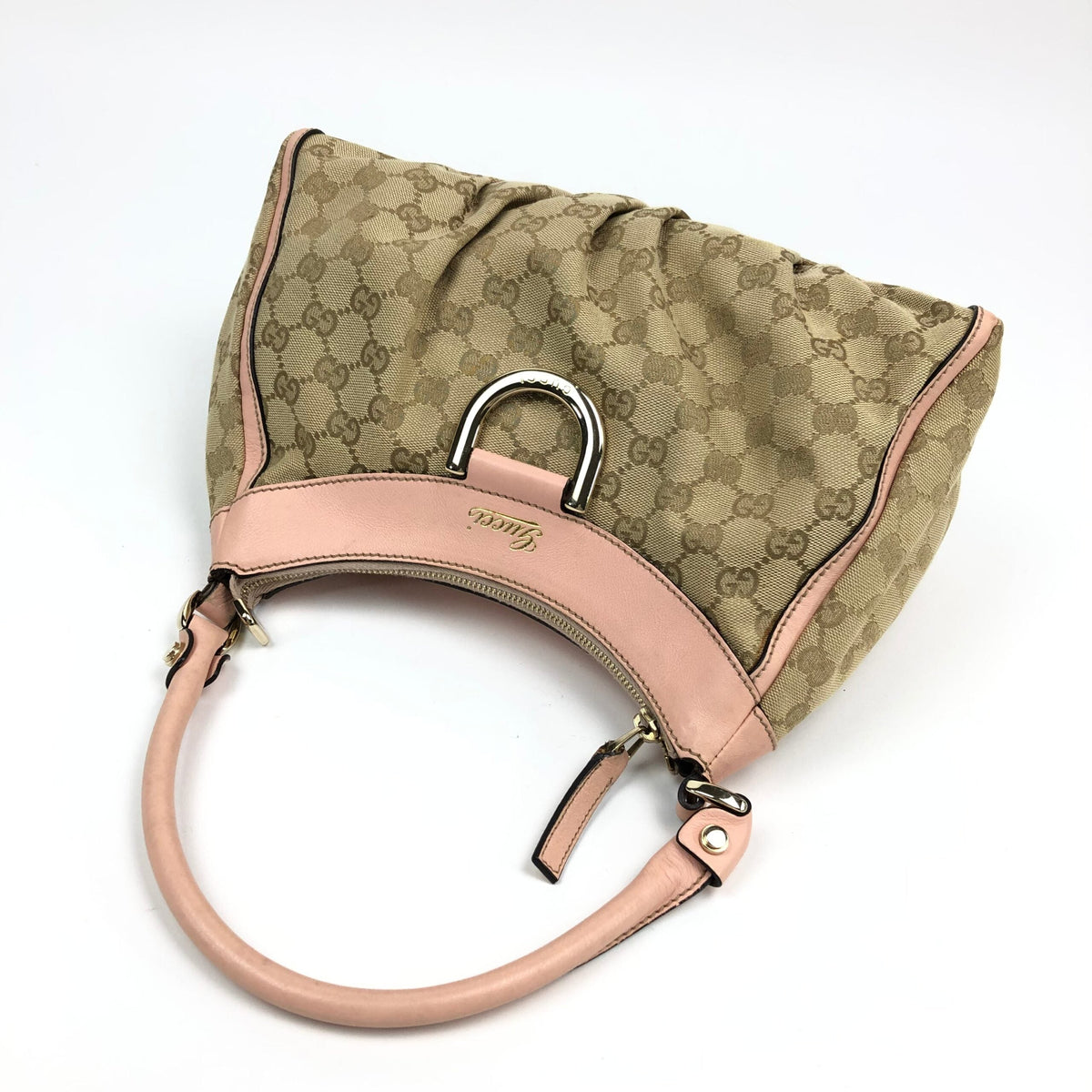 GUCCI ABBEY MONOGRAM SHOULDER BAG