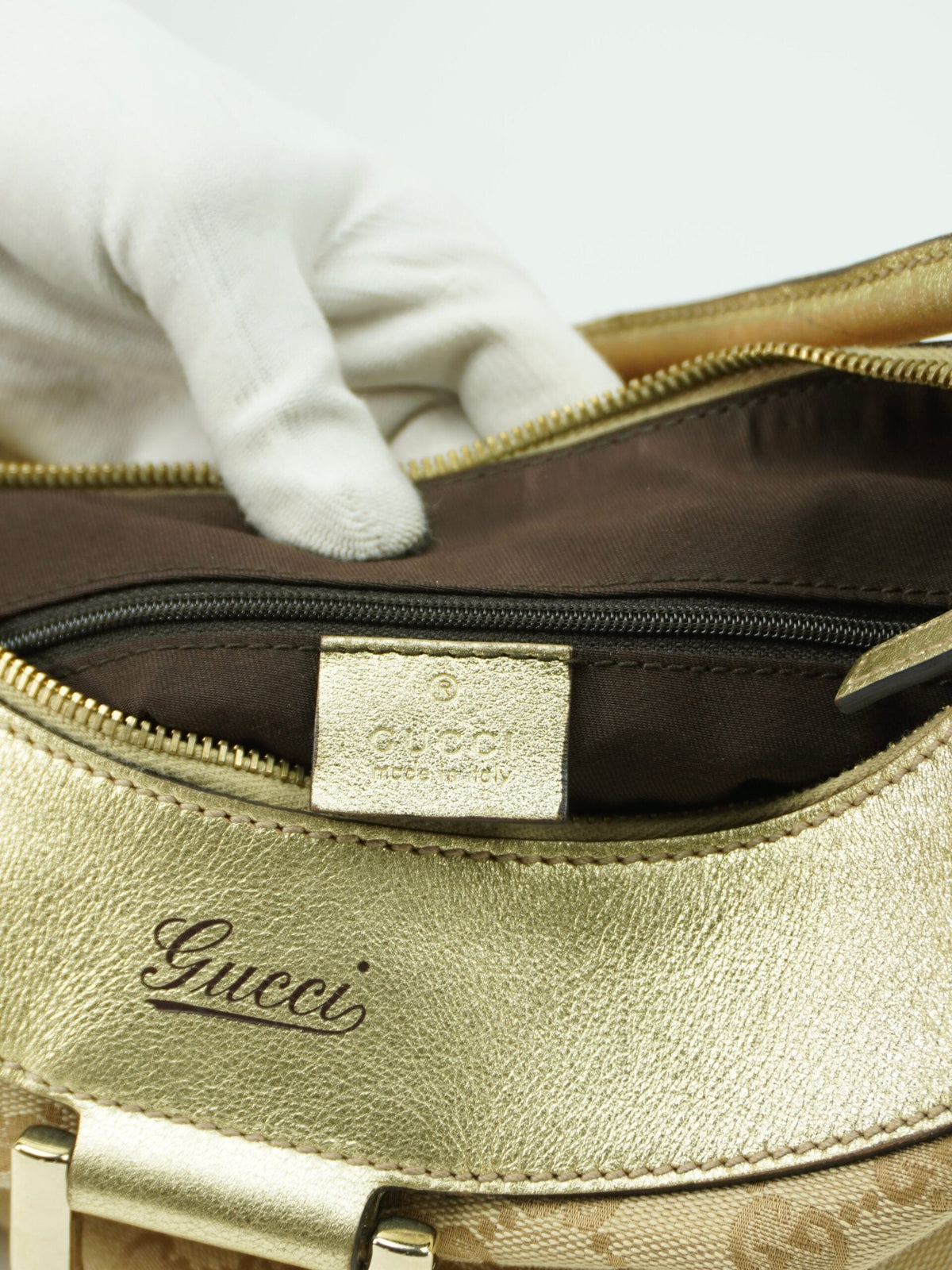 GUCCI MONOGRAM ABBEY BAG