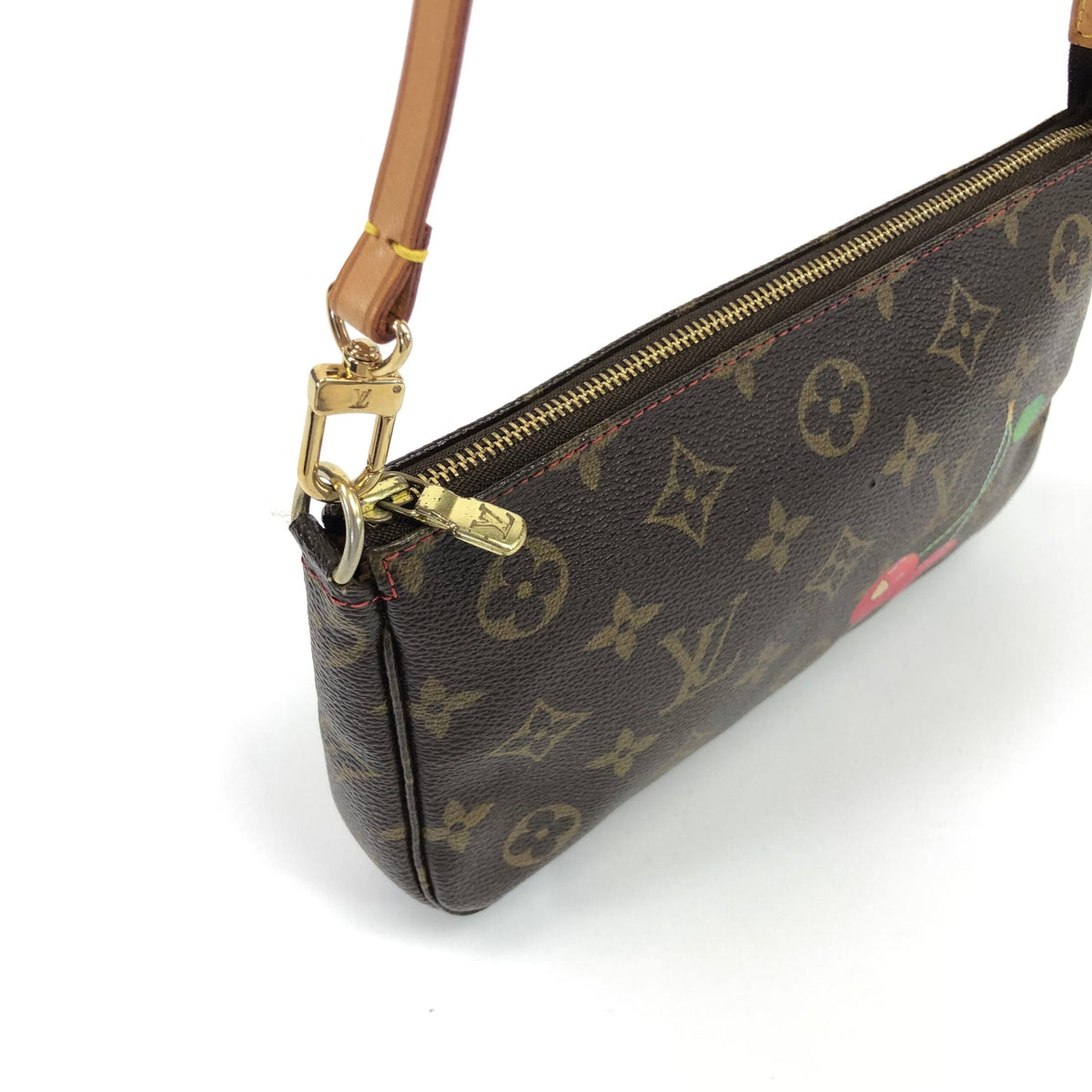 LOUIS VUITTON CHERRY TAKASHI MURAKAMI POCHETTE BAG