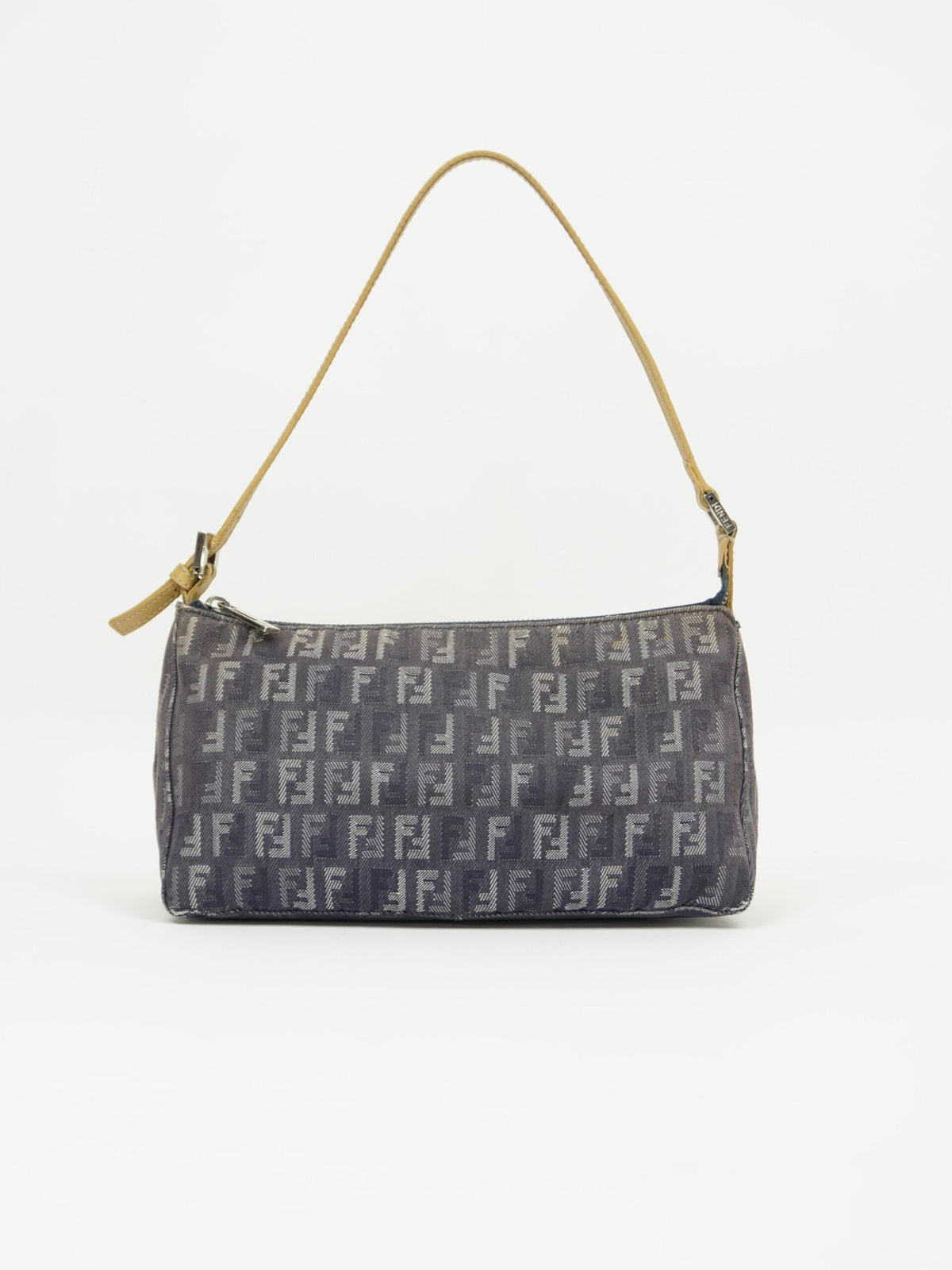 FENDI DENIM ZUCCA SHOULDER BAG