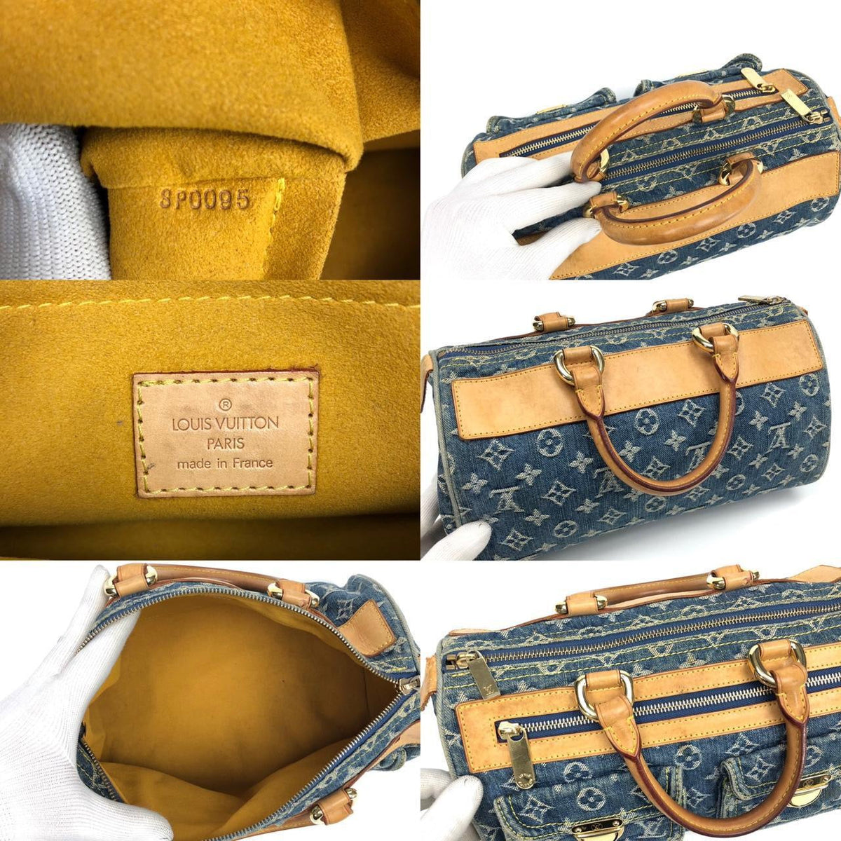 LOUIS VUITTON NEO SPEEDY DENIM BAG