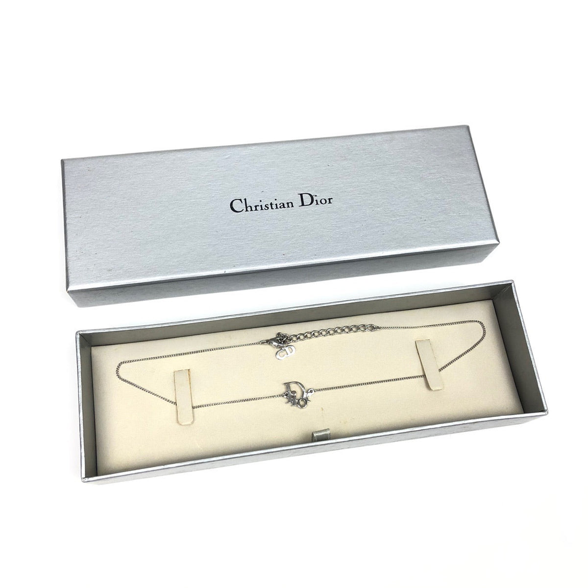 CHRISTIAN DIOR MONOGRAM NECKLACE