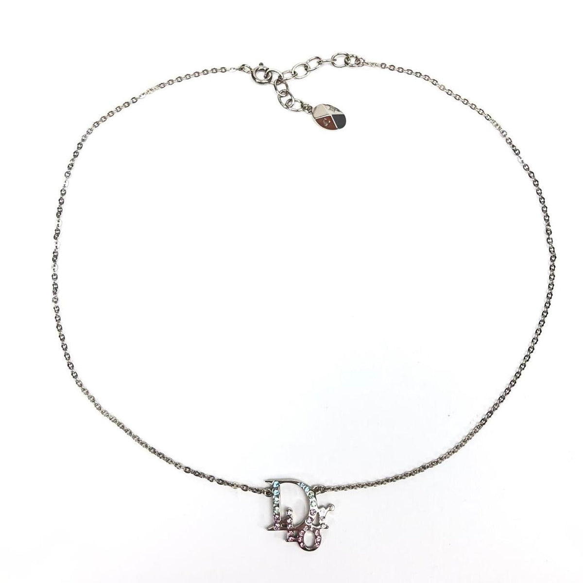 CHRISTIAN DIOR MULTI-COLOUR MONOGRAM NECKLACE