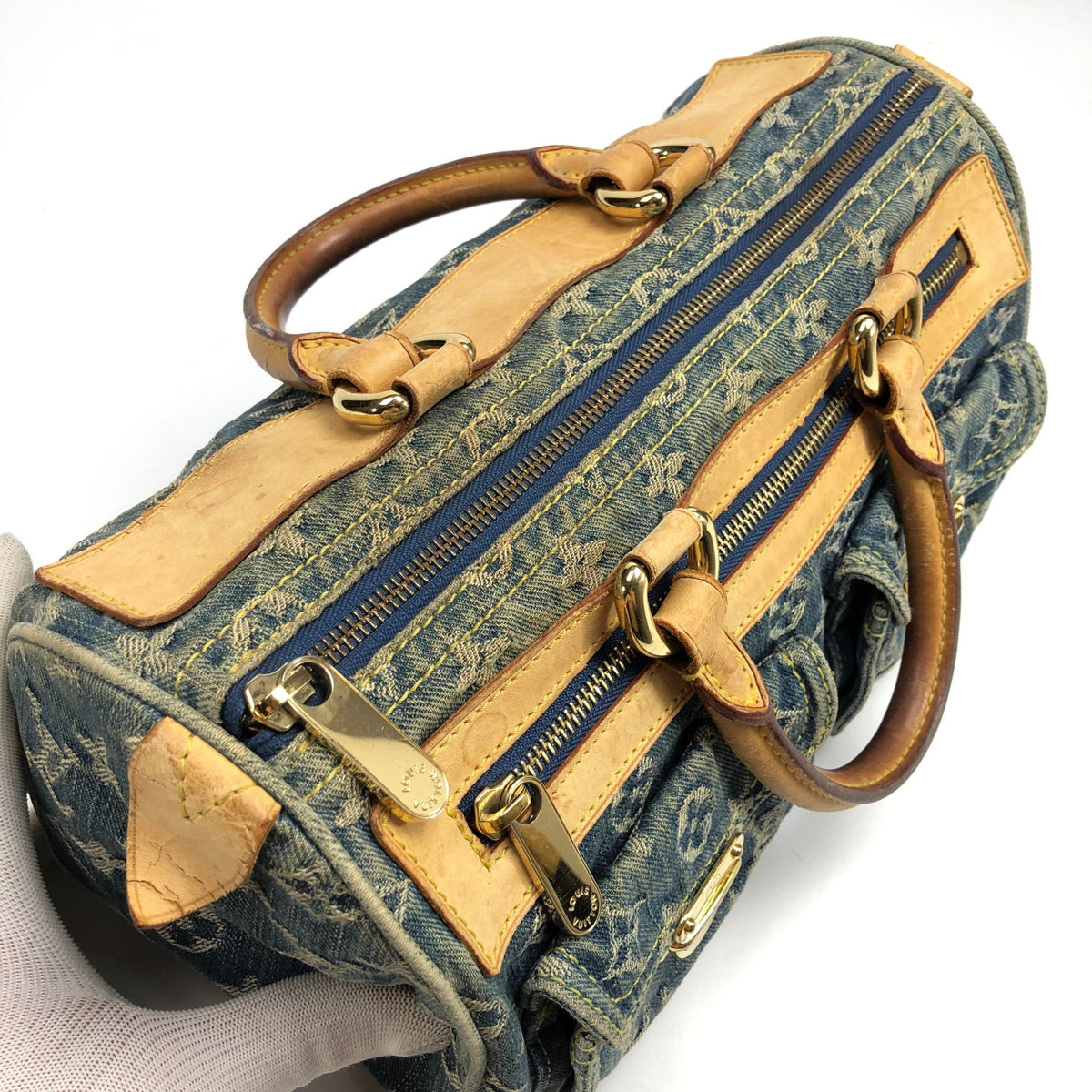LOUIS VUITTON NEO SPEEDY DENIM BAG