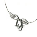 CHRISTIAN DIOR MONOGRAM WINGED NECKLACE