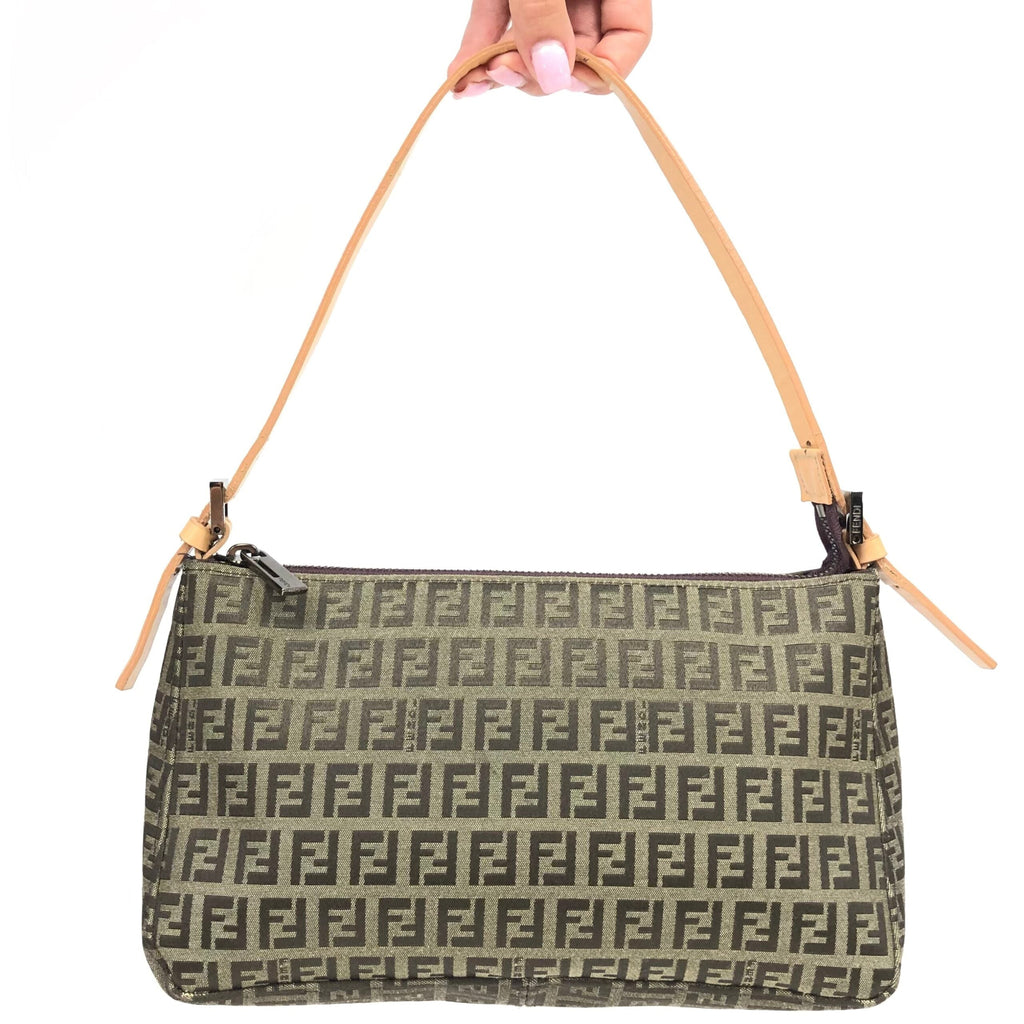 FENDI ZUCCA SHOULDER BAG