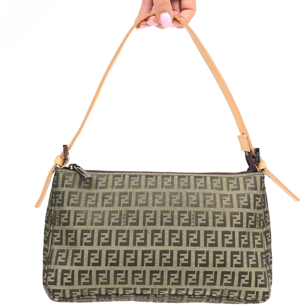 FENDI ZUCCA SHOULDER BAG