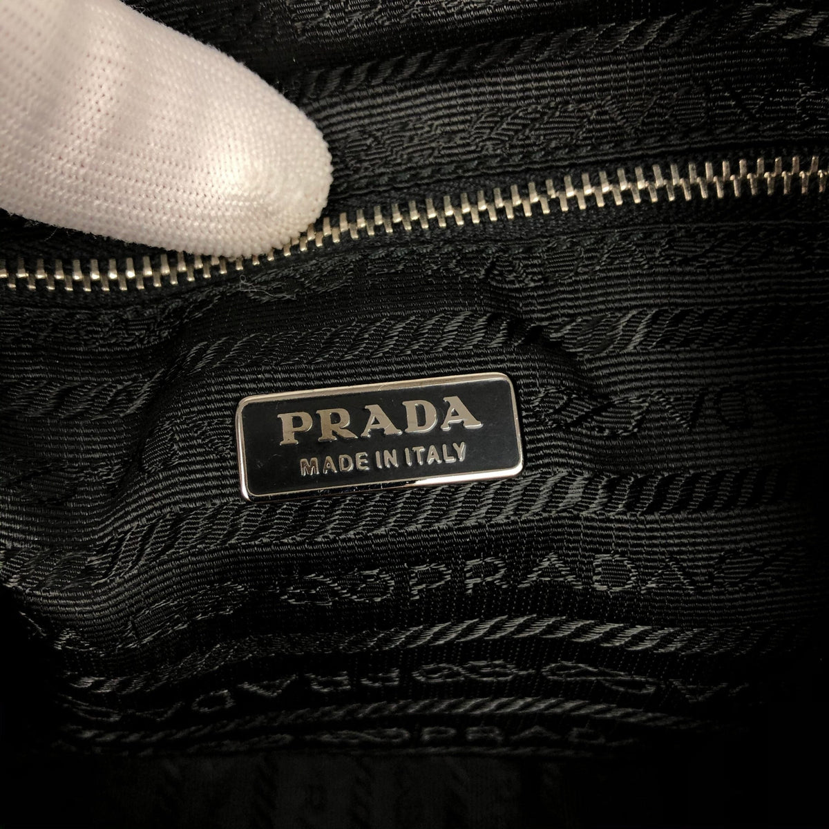 PRADA VELVET SHOULDER BAG