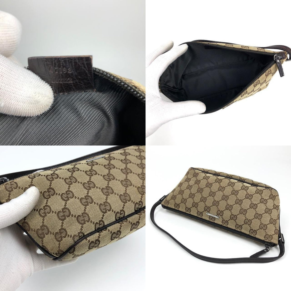 GUCCI MONOGRAM SHOULDER BAG