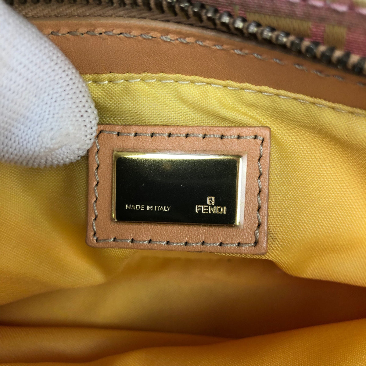 FENDI ZUCCA SHOULDER BAG
