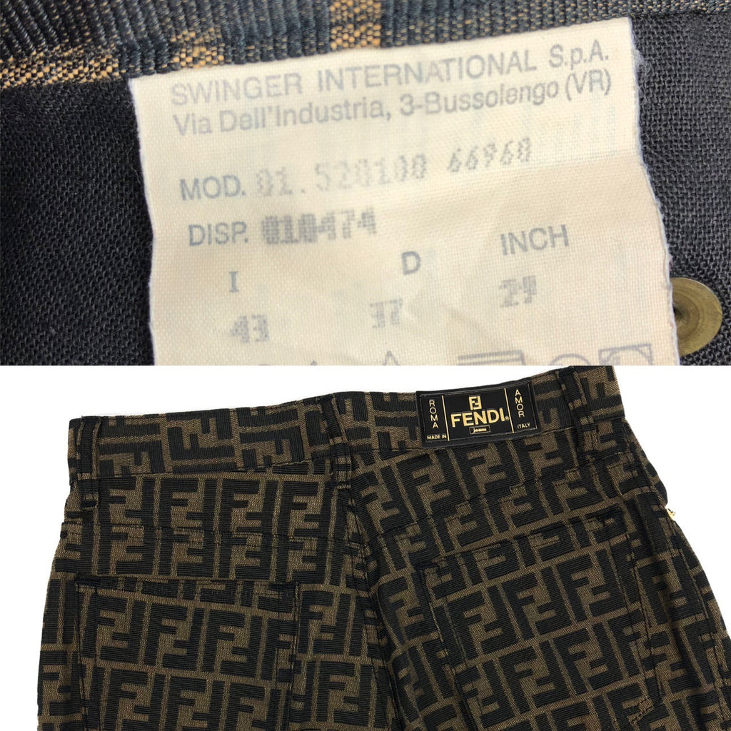 FENDI ZUCCA JEANS