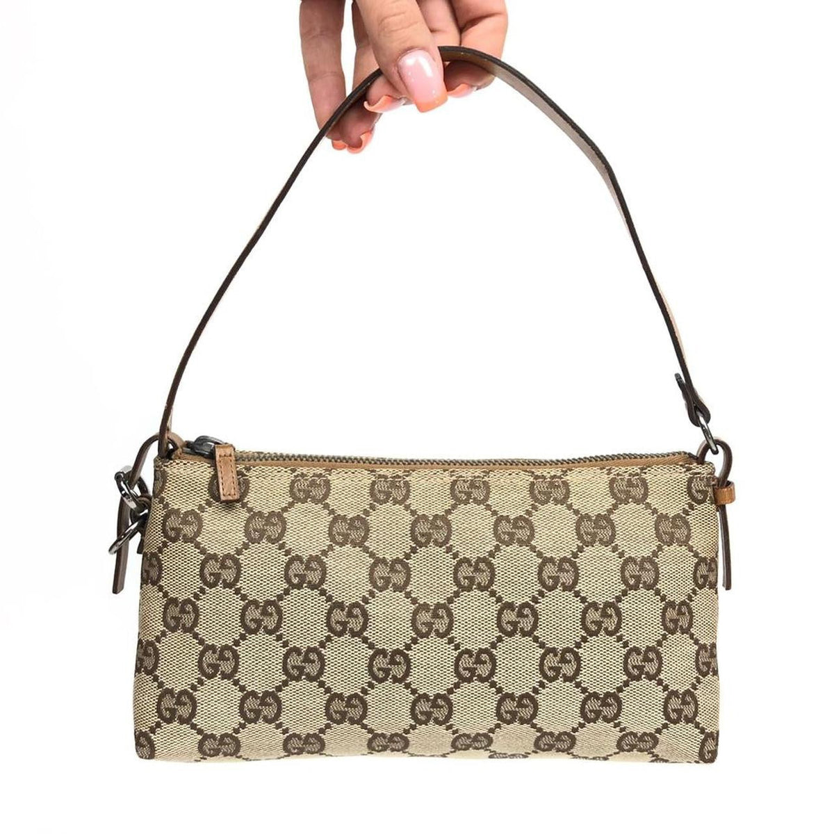 GUCCI MONOGRAM SHOULDER BAG
