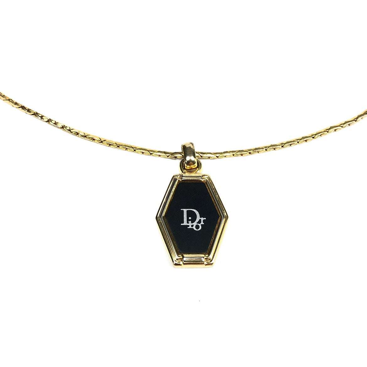CHRISTIAN DIOR MONOGRAM NECKLACE