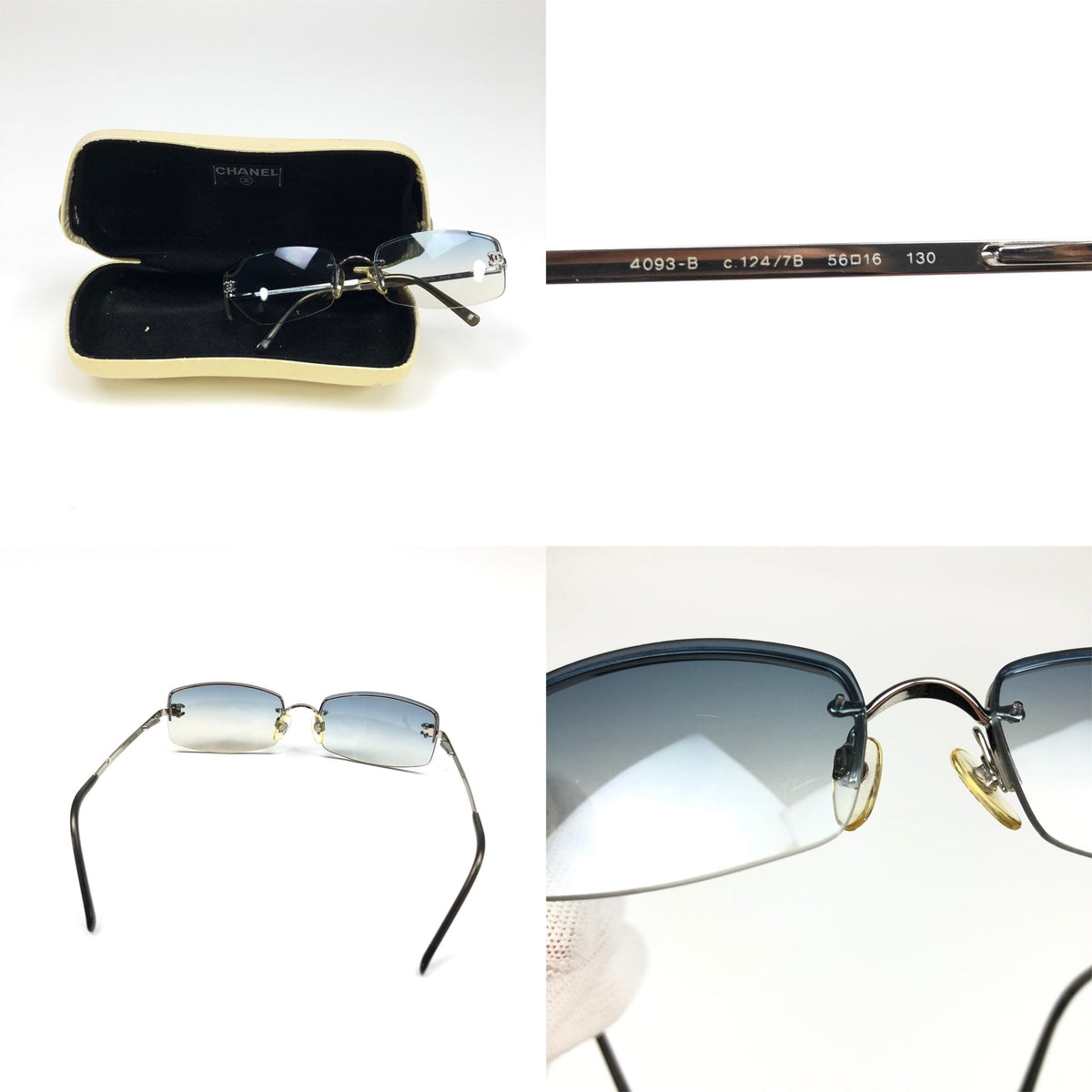 CHANEL BLUE GRADIENT SUNGLASSES