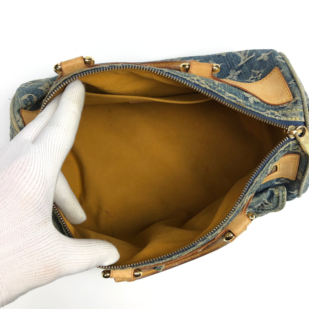 LOUIS VUITTON NEO SPEEDY DENIM BAG