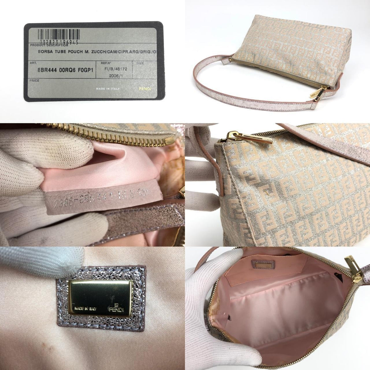 FENDI ZUCCA SHOULDER BAG