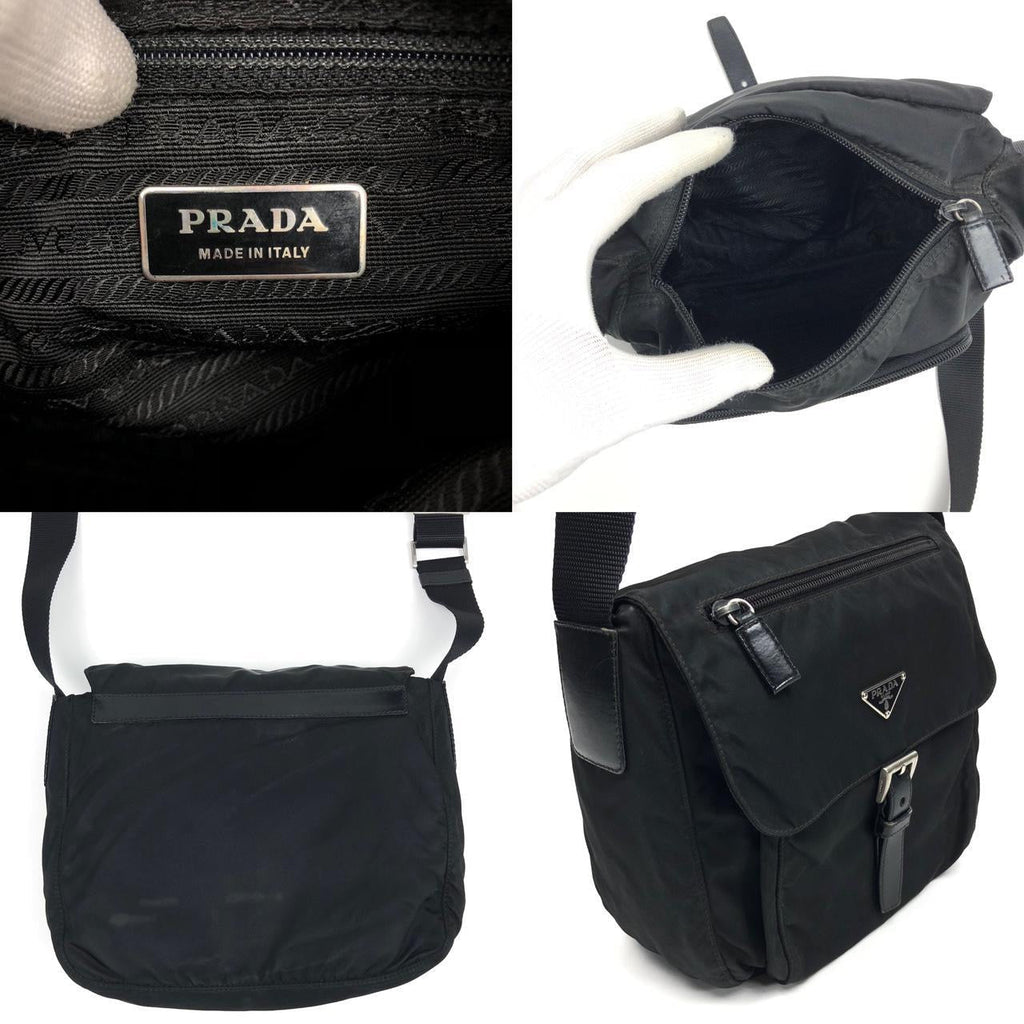 PRADA NYLON BUCKLE CROSSBODY BAG