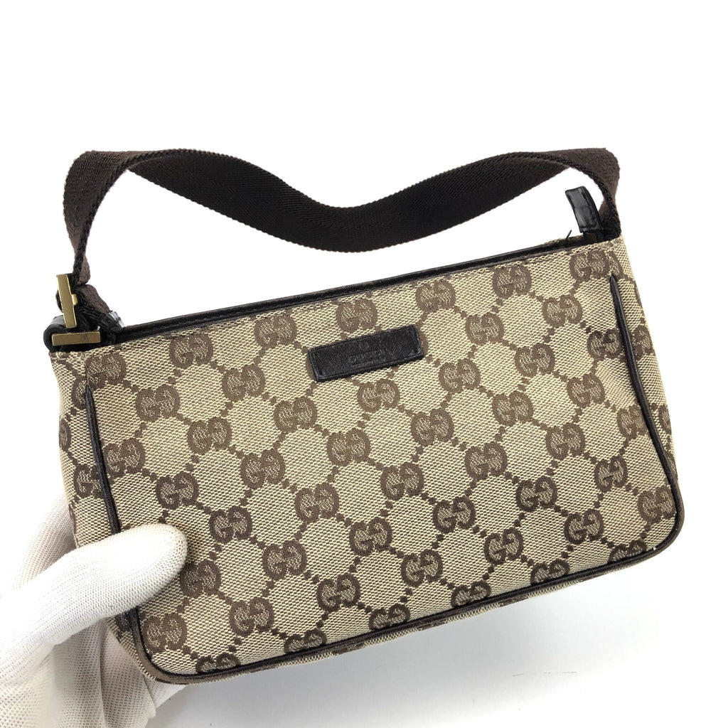 GUCCI MONOGRAM SHOULDER BAG