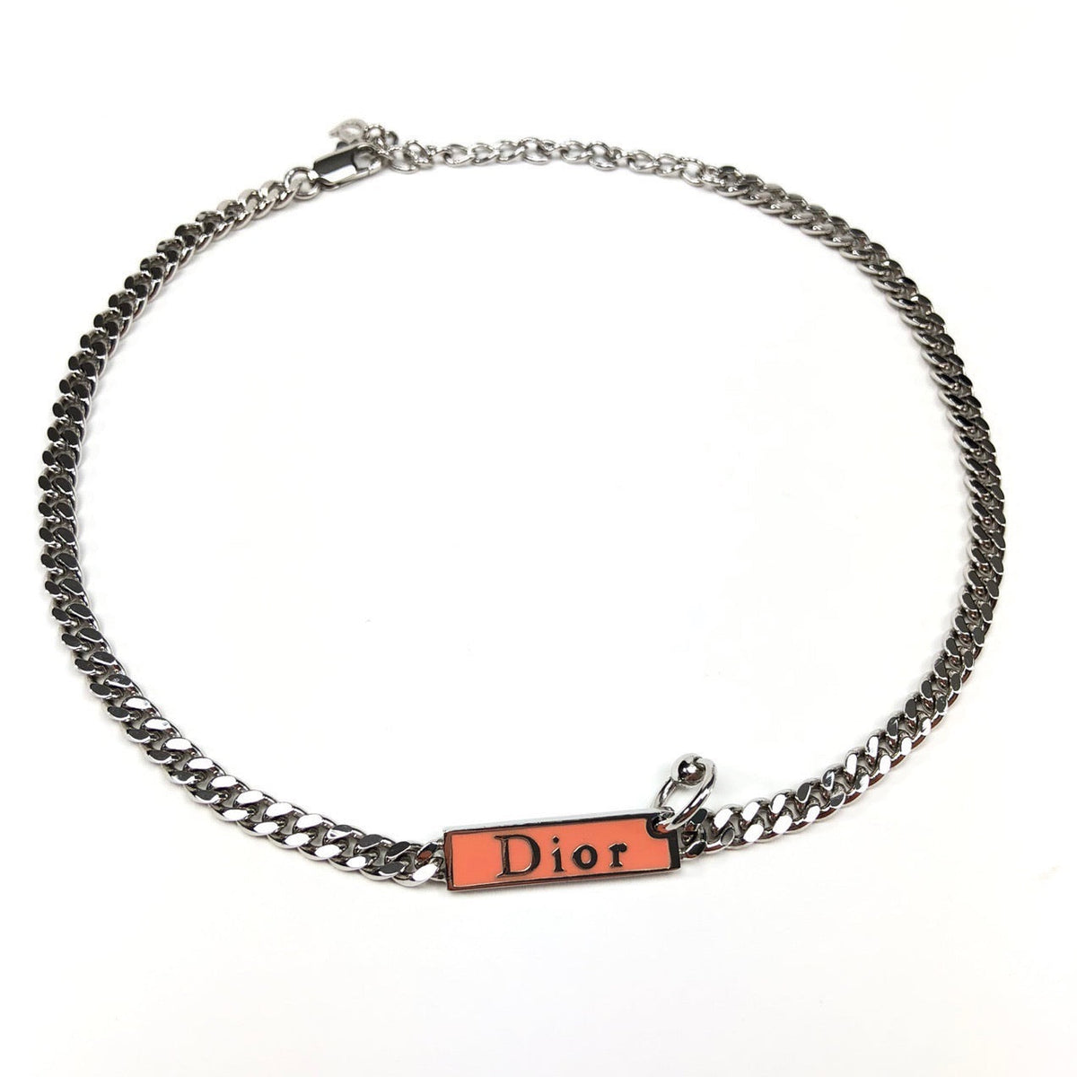 CHRISTIAN DIOR PIERCING CHOKER NECKLACE