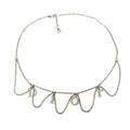CHRISTIAN DIOR JEWELLED SPELL-OUT NECKLACE