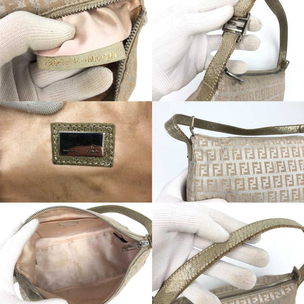 FENDI ZUCCA SHOULDER BAG