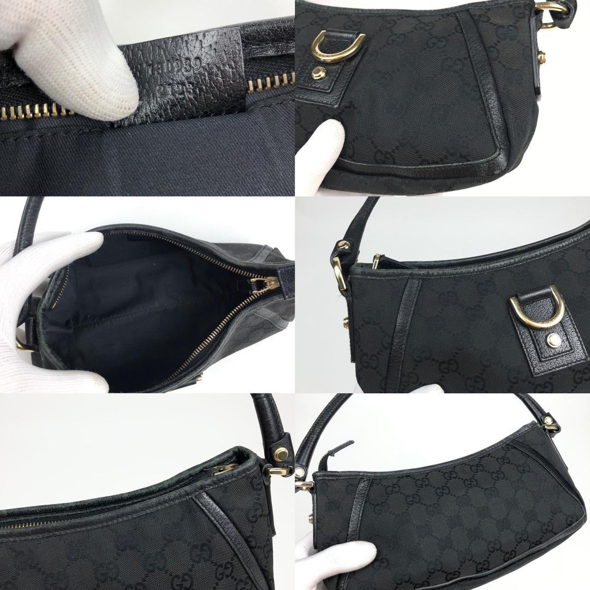 GUCCI MONOGRAM SHOULDER BAG