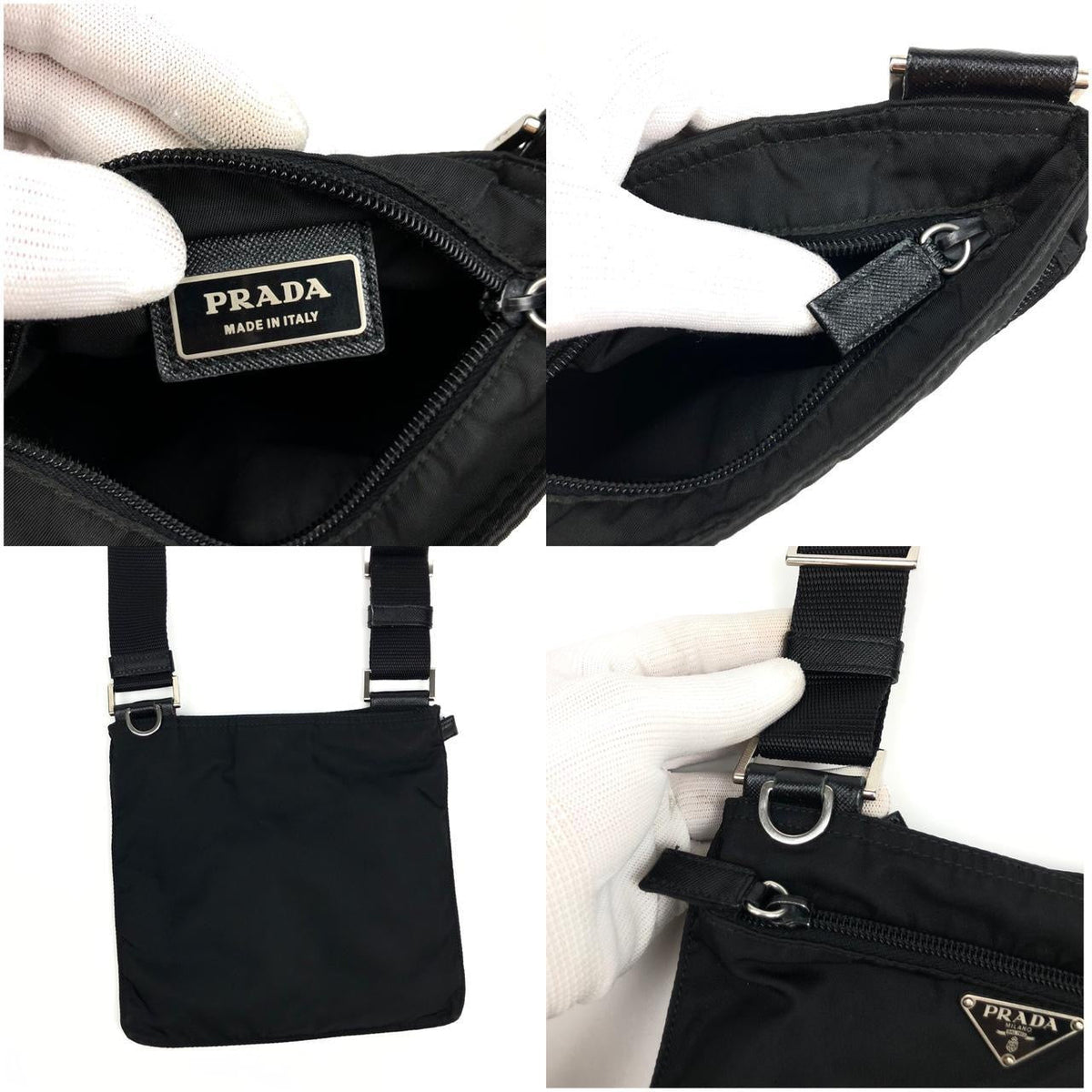 PRADA NYLON CROSSBODY BAG