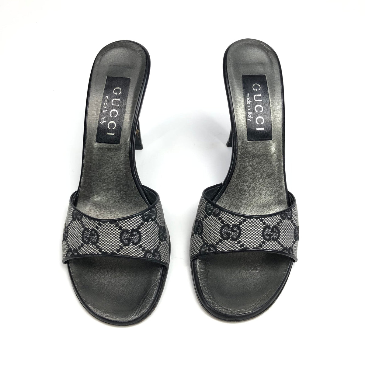 GUCCI MONOGRAM HEELS -  UK 3 / US 5 / EU 36