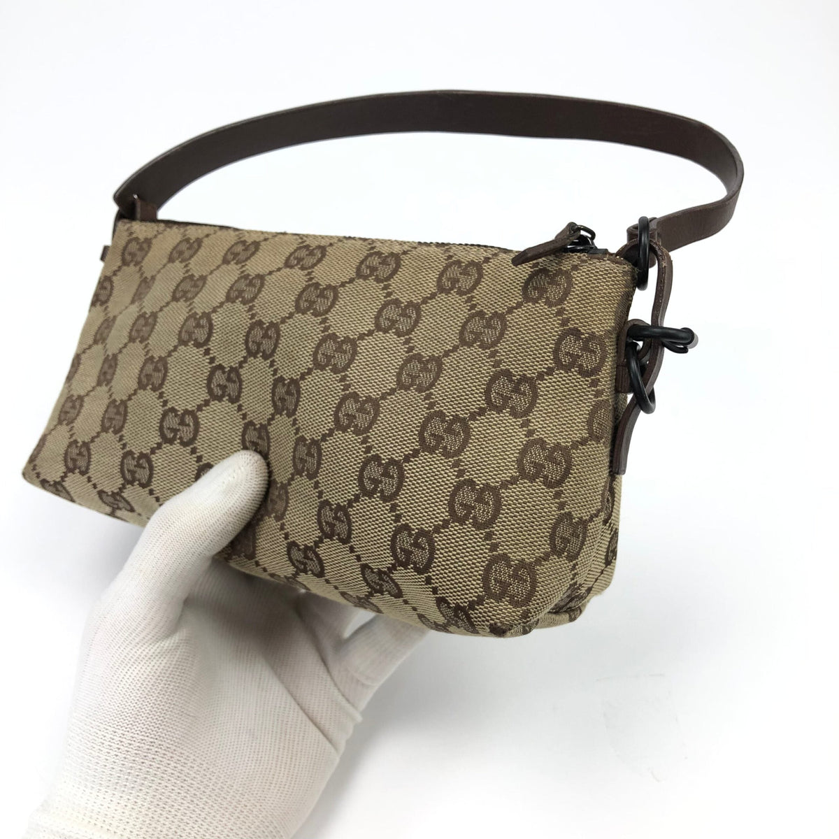 GUCCI MONOGRAM SHOULDER BAG