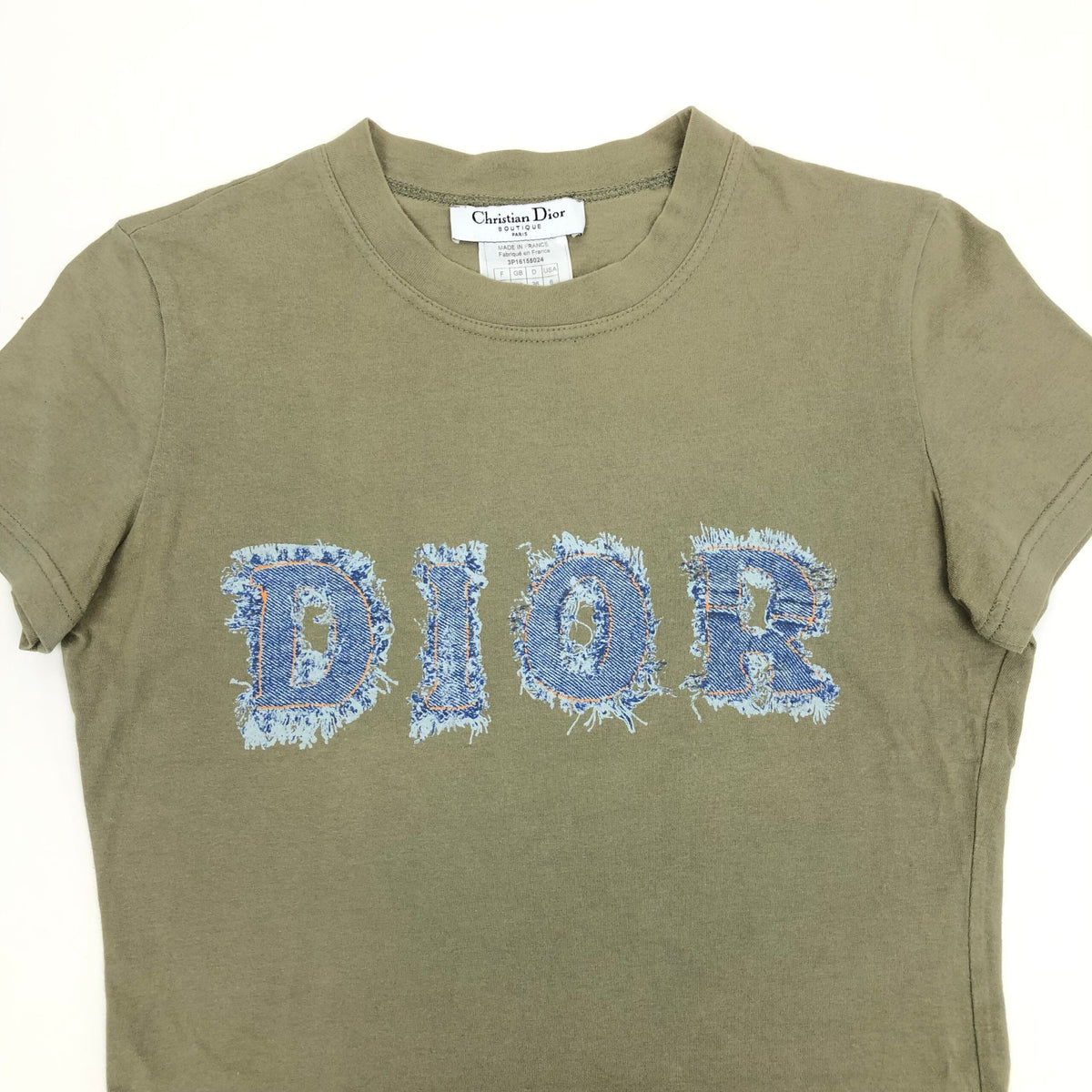 CHRISTIAN DIOR DENIM PRINT T-SHIRT