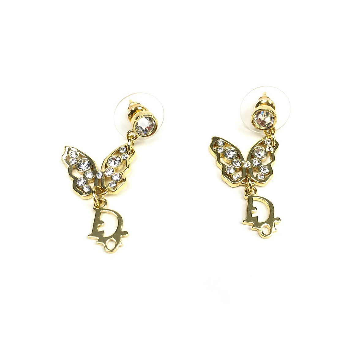 CHRISTIAN DIOR MONOGRAM EARRINGS